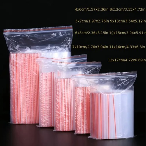Buste bustine trasparenti zip - bustine,
