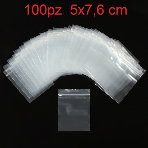100 bustine trasparenti 5x7 - 100,